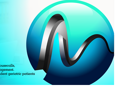 3D logo design for mobile medicine 3d 3ddesign branding flexible aplication graphic design health logo modern logo technology vector