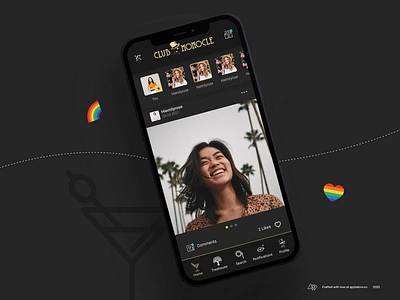 Club Monocle dating app app design product design ui uiui ux