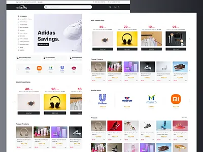 ShopSwiftly E-commerce Website e commerce design e commerce landing page e commerce website design ecommerce ecommerce design ecommerce store ecommerce website