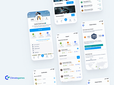 Climategames app design app design product design ui ux