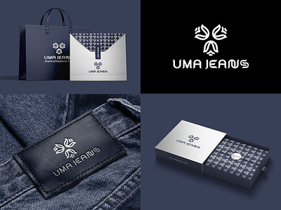 Uma Jeans Logo Design branding design graphic design illustration logo logo atype logofolio logoshop minimal آرم تجاری تبلیغات خلاقیت لوگو لوگو ترکیبی لوگو تصویری لوگو حرفه ای مونوگرام گرافیست