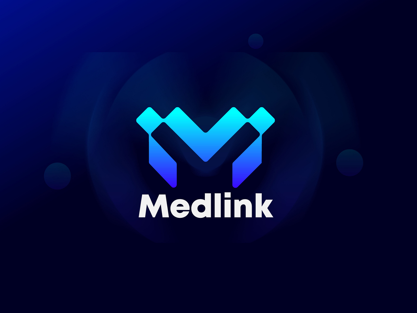 Medlink - Tech logo, Technology, Modern logo, M logo, M letter by ST ...