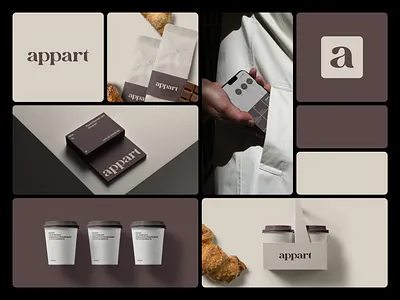 appart coffee branding best coffee logo branding chocolate pastry coffee coffee and donut coffee beans coffee brand coffee branding coffee break coffee business coffee cup coffee design coffee mug coffee shop graphic design logo minimal pastrry sweets visualidentity