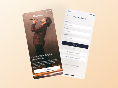 Daily UI Challenge #Day 1 Login/Sign Up Page appdesign application challenge color dailyui design dribbble figma loginpage mobile signuppage task ui