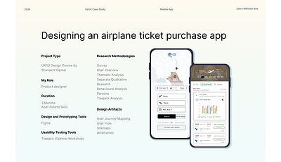 UI/UX Case Study: Designing an airplane ticket purchase app airplane airplane ticket app case study design interface mobile ui ux