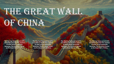 "Breathing History: The Great Wall of China Animation" breathingwall chinesehistory digital art education animation historylandmark