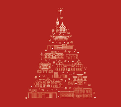 Animated Christmas Card animation design graphic design illustration