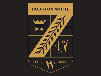 Houston White - Brand Identity 7 badge branding design logo sam soulek seven soulseven typography