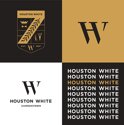 Houston White - Brand Identity 7 badge branding design logo sam soulek seven soulseven typography