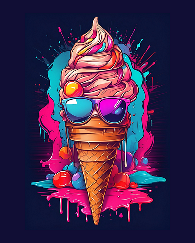 Ice cream lover 3d animation branding graphic design ice cream lover logo motion graphics ui