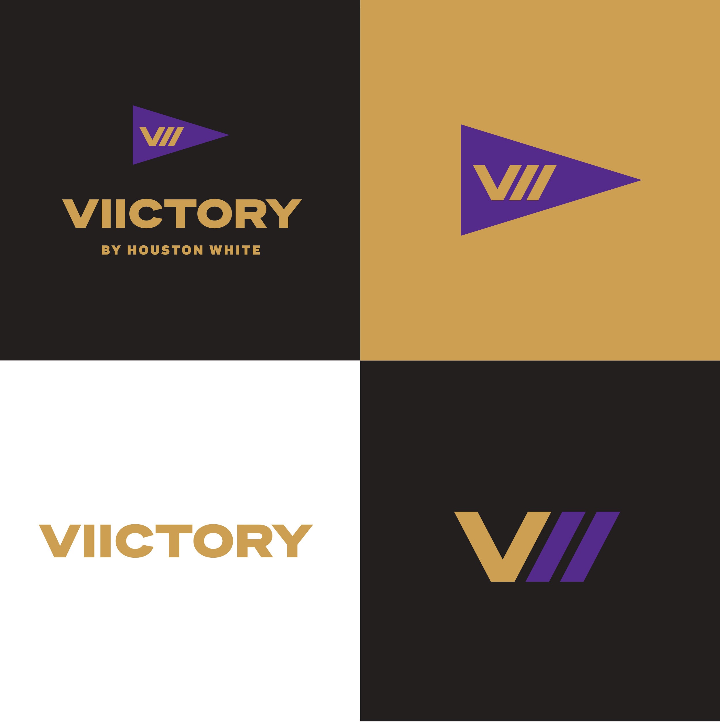 VIICTORY by Houston White - Brand Identity badge branding design logo sam soulek soulseven typography