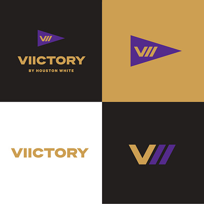 VIICTORY by Houston White - Brand Identity badge branding design logo sam soulek soulseven typography