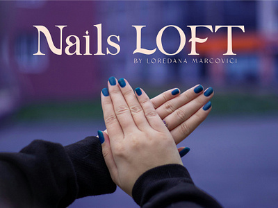 Luxury Brand Identity Design of a Nails Brand "Nails Loft" beauty brand design brand designer brand identity brand strategist branding design elegant elegant logo fashion graphic design logo logo designer luxury luxury branding luxury design luxury logo nail nails