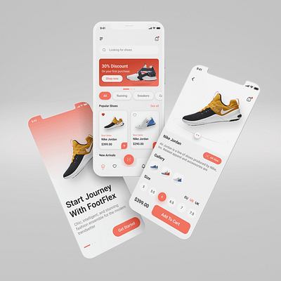 Shoes App - Mobile App app design dinmohammad ecommerce mobile app mobile app mobile app redesign shoes app shoes app mobile app shoes app design shoes store app design trendy uiux