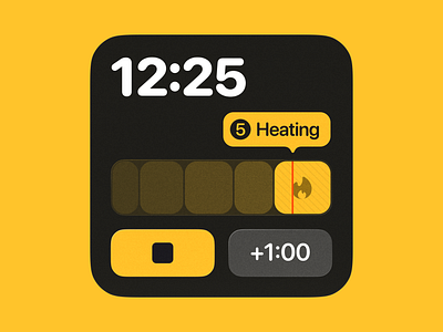 Cooking Timer Widget iOS cooking ios mobile timer ui ux widget