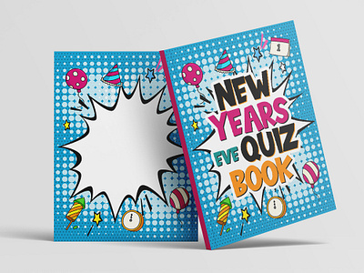Book Cover Design - New Year's Eve Quiz Book book cover book cover design childrens books ebook ebook cover design graphic design hardcover how to kdp kindle book cover kindle cover new year paperback quiz quiz book unique unique book cover