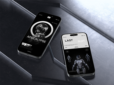 Surviving the Apocalypse: Unveiling Our Thrilling Game Concept animated apocalypse concept dark mode game game ux gameplay iphone mechanics minimal mobile game mockup story thrill