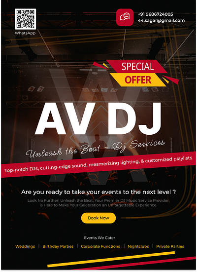 AV DJ Services 3d animation branding design designinspiration digitaldesign graphic design illustration logo motion graphics responsivedesign ui uiinspiration uiux userexperience userinterface
