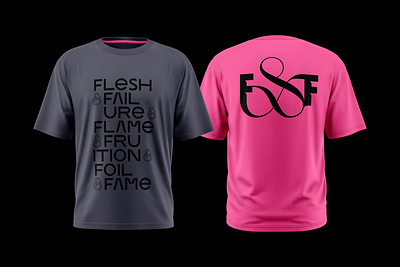 F&F goodies ligature merchandise tshirt
