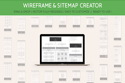 Wireframe and Sitemap Creator browser creative design elements flow chart grid ia illustrator layout professional story board ui ux web wireframe and sitemap creator