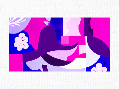 Pink & Purple Flower - Surface Pattern abstract abstractart adobephotoshop art artwork design digitalart flower flowerpattern graphic design graphicdesign illustration pattern patternart pink procreate purple shape shapepattern surfacepattern