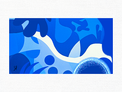 Blue Circle - Surface Pattern abstract abstractart adobephotoshop art artwork blue bluepattern cutoutstyle design digitalart graphic design graphicdesign illustration matisse pattern patterndesign procreate shape shapepattern surfacepattern