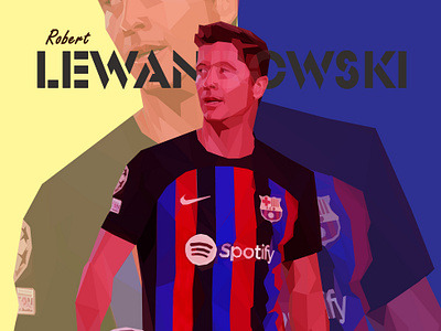 WPAP VECTOR - LEWANDOWSKY ilustrator lewandowsky vector wpap