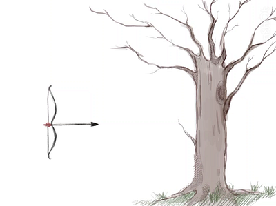 Archery motion - stop motion animation archery motion graphics painting stop motion tree