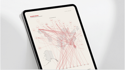 Banned Books, Data Visualization animation branding data visualization design digital figma illustration prototyping timeline typography ui us map user interface vector