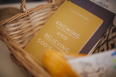 Book Cover: Knowing and Believing God's Love book cover branding christian graphic design