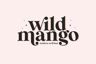Wild Mango Modern Serif Font bohemian font boho font branding font chic font editorial font font handwritten serif font logos magazine modern font swashes