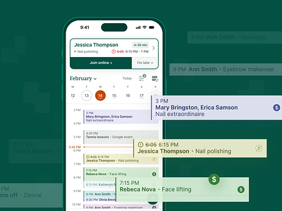 Schedule & Manage Meetings On-The-Go - Calendars calendar meetings mobile app ui