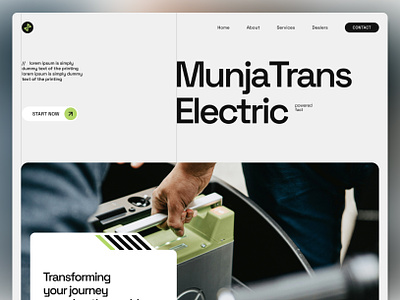 MunjaTrans Website web design webflow website design