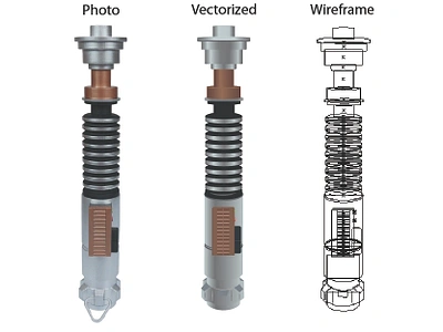 May The FOURTH Be With You lightsaber may star wars vector vectorized wireframe