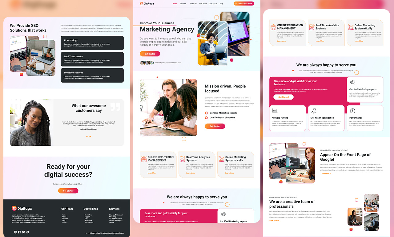 Example of Business Website Design & Development