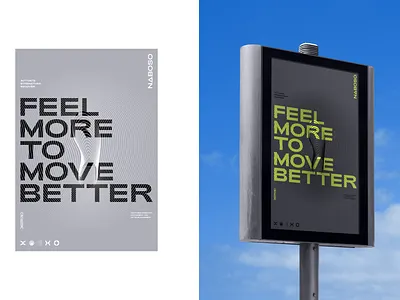 Naboso Posters poster typographic poster