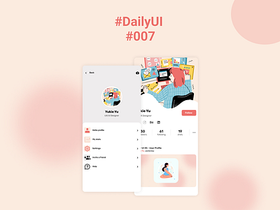 Daily UI #007 | Settings graphic design ui