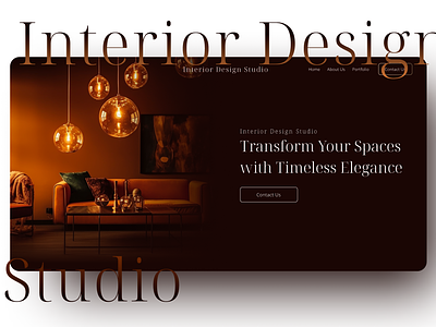Interior Design Web App branding chair decoration design development figma furniture interior design interior design web app landing page marketing sofa ui uiux ux wood