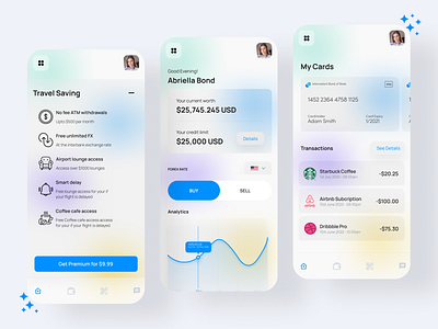 Finance Wallet App 3d android app animation app branding figma finance app graphic design ios app logo mobile mobile app motion graphics ui ux wallet app