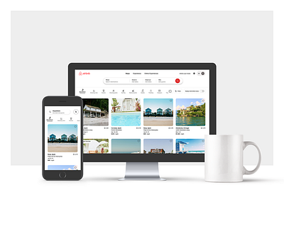 AirBnB Landing Page ui