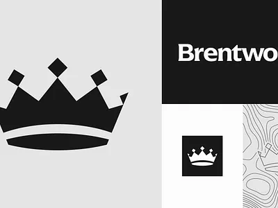 Brentwood Line Brand Identity branding illustration logo web design