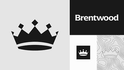 Brentwood Line Brand Identity branding illustration logo web design
