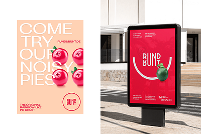 Rund&Bunt Posters melting smiley poster