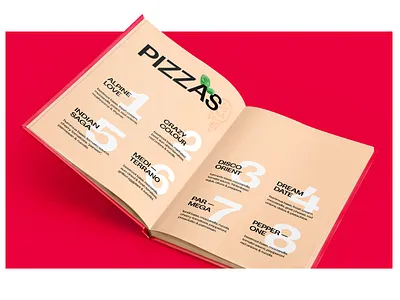 R&B Menu melting smiley pizza menu