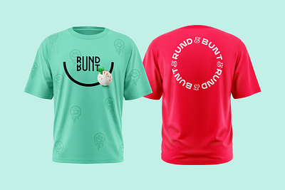 Rund&Bunt Tees brand tee melting smile t shirt branding