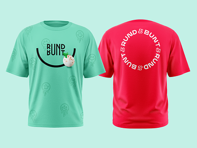 Rund&Bunt Tees brand tee melting smile t shirt branding