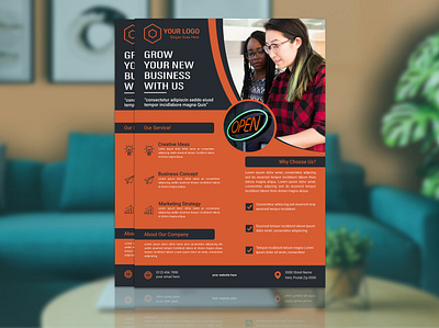 Creative Corporate Flyer Design booklet business corporate corporate flyer corporate flyer design corporate flyer template corporate flyers flyers flyers design flyers designs flyers templates flyersdesign graphic itmdrobiulislam leaflet marketing modern paper poster template