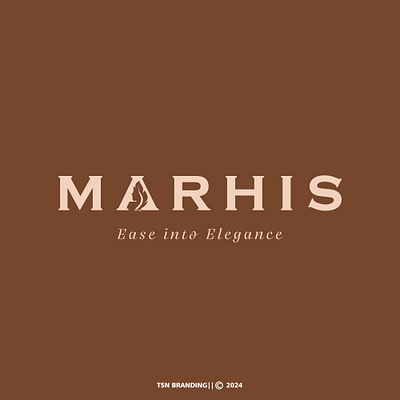 MARHIS Logo Presentation branding fashion graphic design logo loungewear luxury luxury ui vector