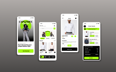 E-Commerce App 3d animation app appstartup branding clothing app commerce design e commerce figma graphic design illustration logo mobileapp motion graphics shopping shopping app travel ui