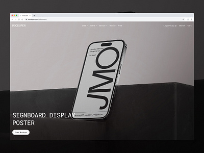 MOCKUPER / Desktop app design landing ui ux web design